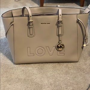 Pink Love Michael Kors Tote bag